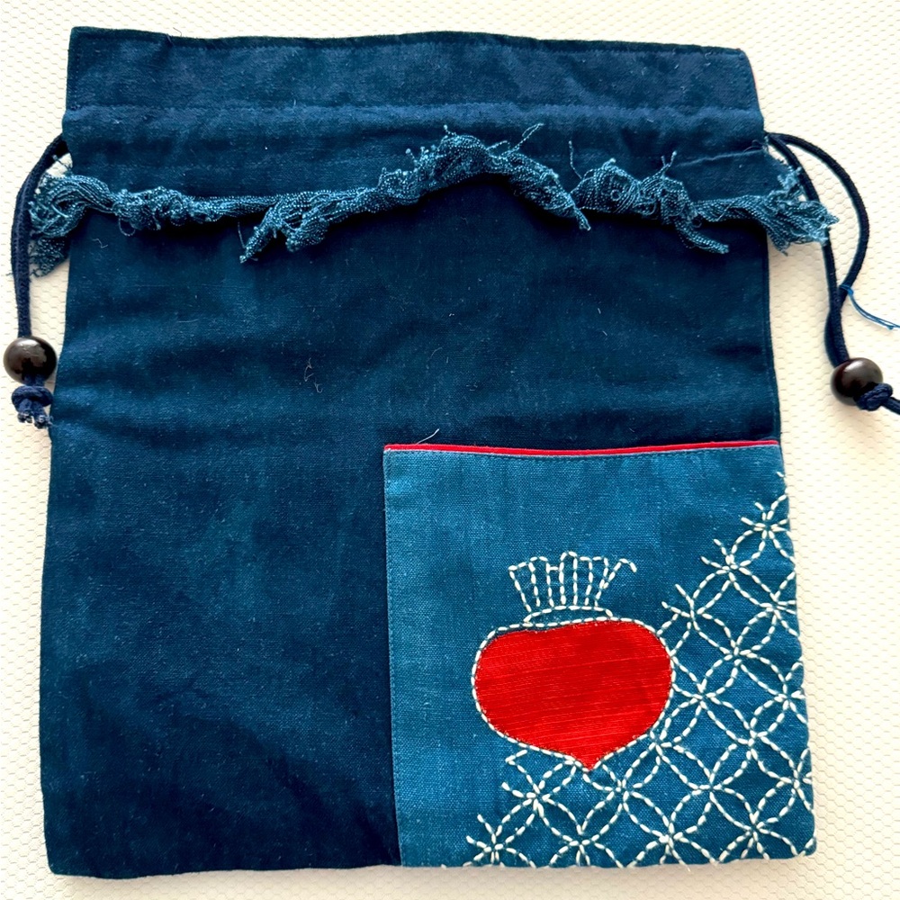 Handmade Japanese purse 10 x 12” NWT
